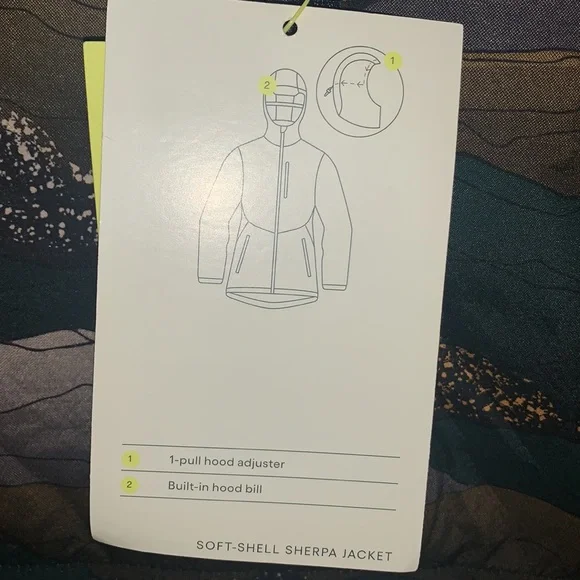 All In Motion Men's Softshell Sherpa Jacket - Picture 8 of 8